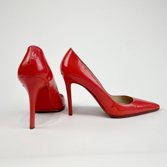 Christian Louboutin So Kate Bright Pink Patent Leather Heels Size 36 - Picture 10 of 10
